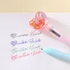 Chenxi Love Oil Four-color Ballpoint Pen, high appearance level, planner marker, gel pen, office culture writing tool Specification image